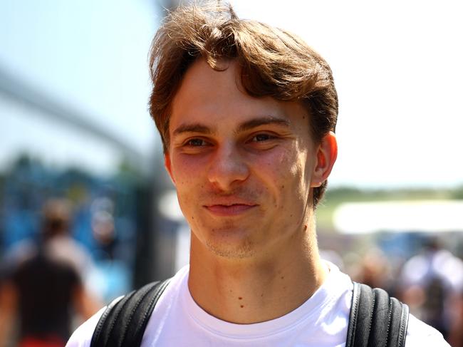 BUDAPEST, HUNGARY - JULY 18: Oscar Piastri of Australia and McLaren looks on in the Paddock during previews ahead of the F1 Grand Prix of Hungary at Hungaroring on July 18, 2024 in Budapest, Hungary. (Photo by Mark Thompson/Getty Images)