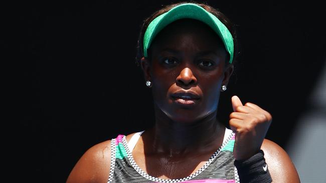 Sloane Stephens was in great form at Melbourne Park on Wednesday.