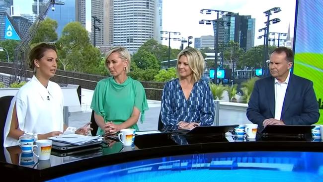 On Thursday, the Today Show panel discussed changing the date of Australia Day. Picture: Channel 9