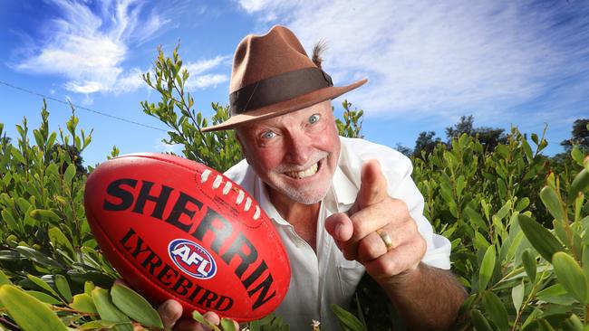 Rex Hunt faces off with journalist Mike Sheahan. Picture: Alex Coppel