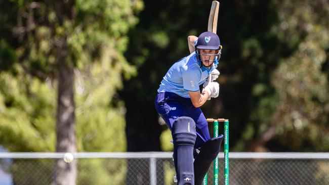 Greater Illawarra’s Bailey Abela, pictured here batting for NSW Country. Picture: Linda Higginson / Cricket Australia.