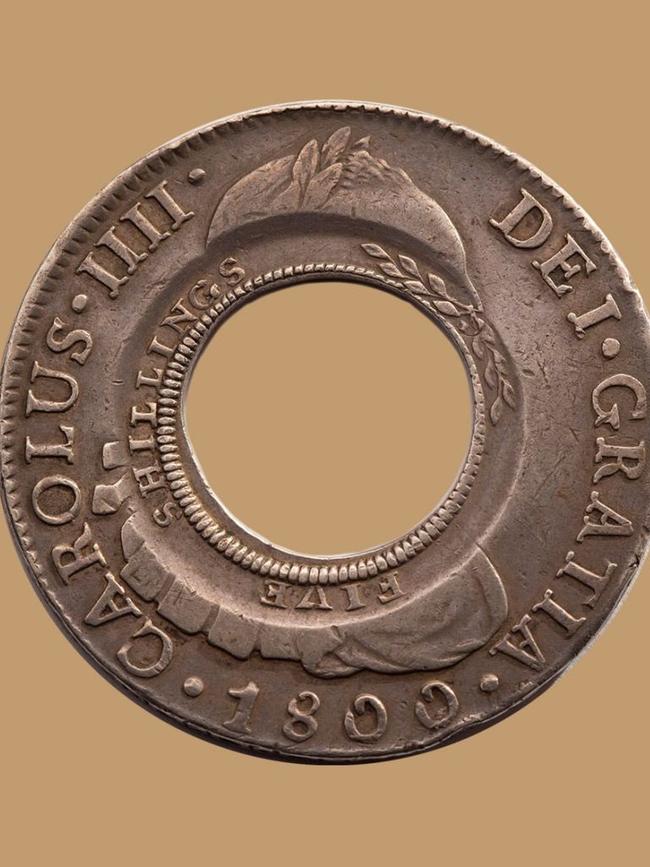 1813 Holey Dollar valued at $295,000, Picture: Supplied