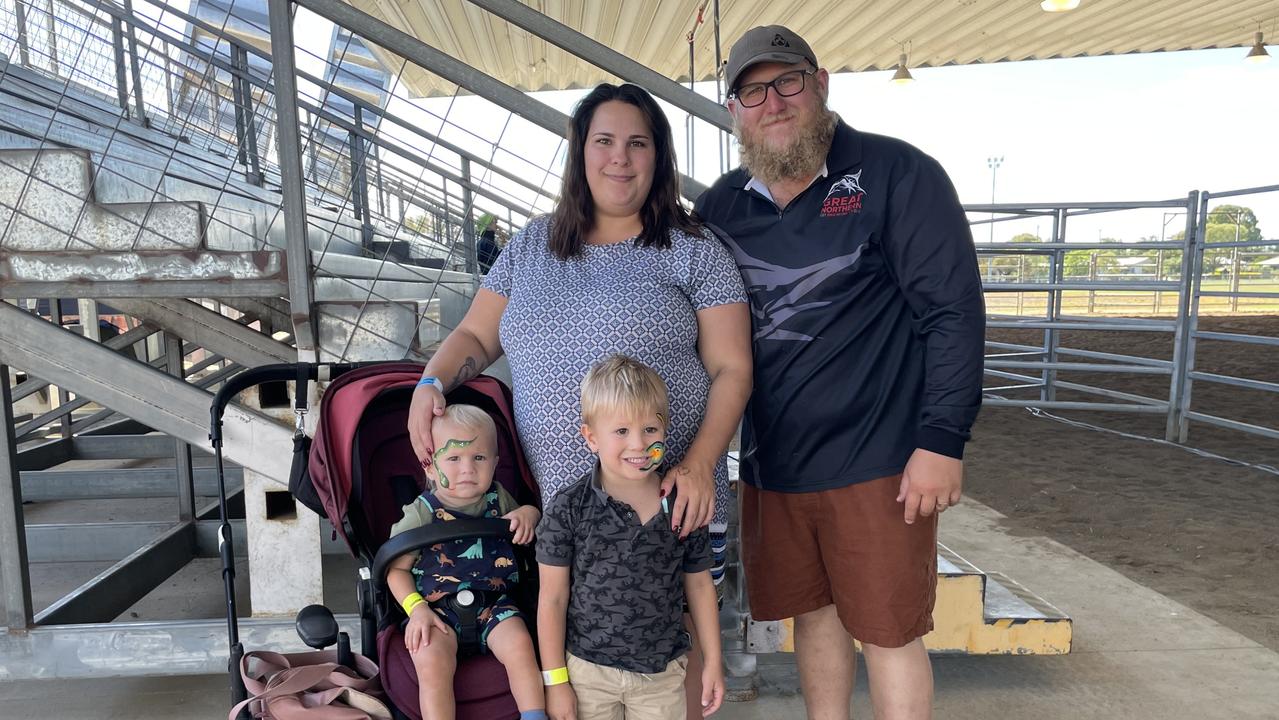 Blake, Toni, Dawson and Sawyer at the Dalby Show 2022 Picture: Emily Devon