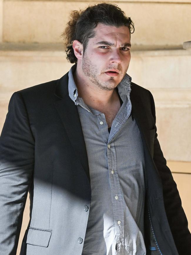 Massimo Rigon arrives at the District Court to be sentenced on Wednesday. Picture: NCA NewsWire / Brenton Edwards