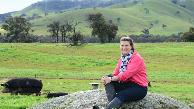 Legacy: McIvor Farm Foods’ Belinda Hagan on her Toororac farm.