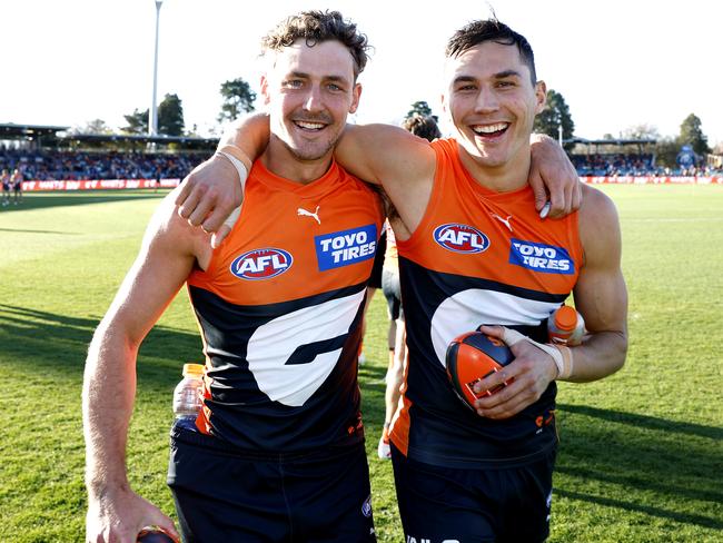 While Perryman and Cumming were two vital parts of the Giants cog, the club was content with their recruitment strategy which saw them depart. Picture: Phil Hillyard