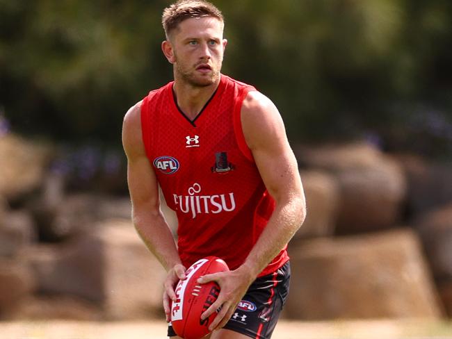 Jayden Laverde has confidence Hurley can make it back for the Bombers. Picture: Getty Images