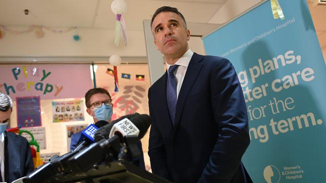 Premier Peter Malinauskas’ primary commitment ahead of the March 19 South Australian election was to reverse the explosion in ambulance ramping. Picture: Naomi Jellicoe