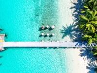 Jetty on Direction Island in the Cocos (Keeling) Islands.