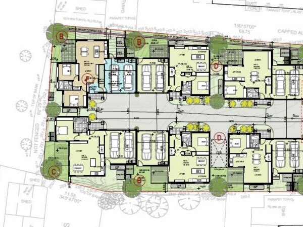 A controversial Bendigo housing development on Lilac St, Ironbark has been rejected. Picture: Supplied.