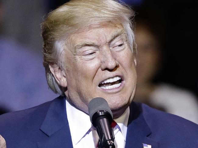 President-elect Donald Trump speaks to supporters during a rally in Fayetteville, N.C., Tuesday, Dec. 6, 2016. (AP Photo/Gerry Broome)