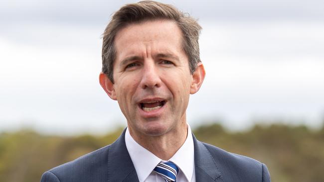 Trade Minister Simon Birmingham says Australia is seeking an explanation from China regarding the coal export delays while confirming there was no ban. Picture: AAP