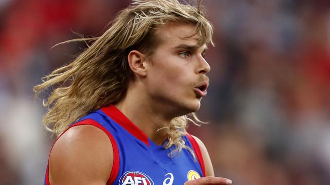 He deserved a premiership just for the flow. Photo by Dylan Burns/AFL Photos via Getty Images