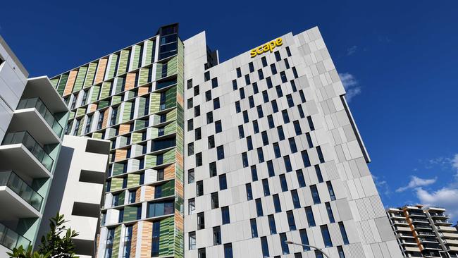 Scape international student housing accommodation building is seen in Redfern, Sydney. Picture: NCA NewsWire