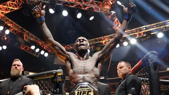 Israel Adesanya is UFC middleweight champion once again. (Photo by Carmen Mandato/Getty Images)