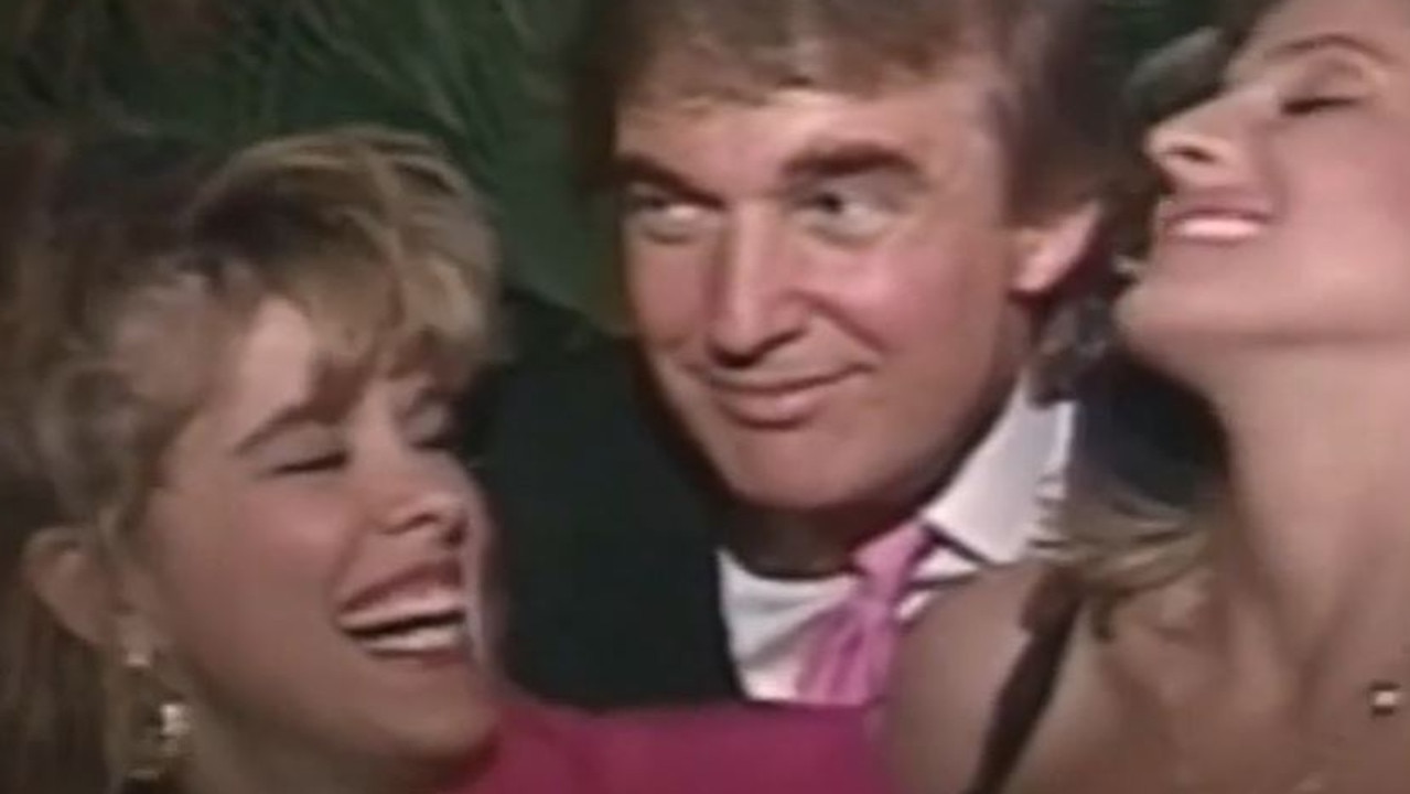 Donald Trump, quite the womaniser, would go on to marry – and then divorce – Marla Maples as well. Picture: Foxtel