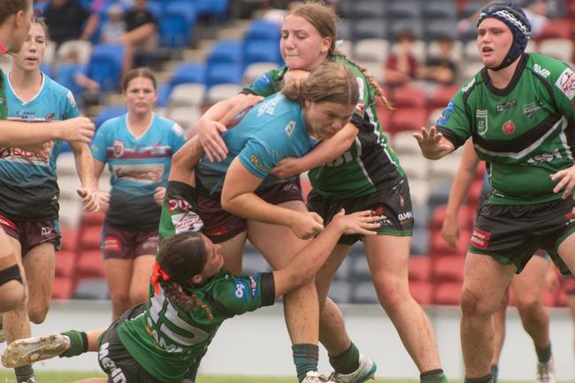 Mackay Cutters vs Townsville Blackhawks Harvey Norman U17's Saturday 22 February 2025 Picture:Michaela Harlow