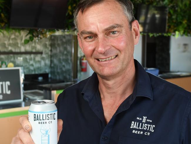 Ballistic Brewery owner David Kitchen. They are opening a venue at the USQ Springfield site.