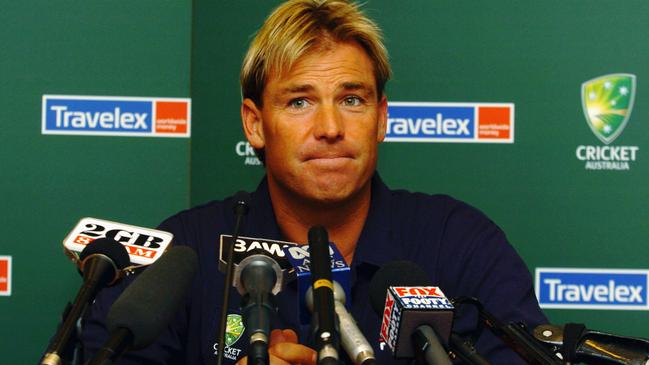 Shane Warne was never far from controversy during his playing days. (AAP Image/Ryan Pierse)