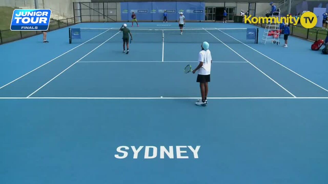 Replay: Samarth Patel/Har Abir Sekhon v Kynan Enwright/Lucas Han (Under-14 Boys Doubles Final) 2024 Tennis Australia Junior Tour Masters U12, U14 Day 7