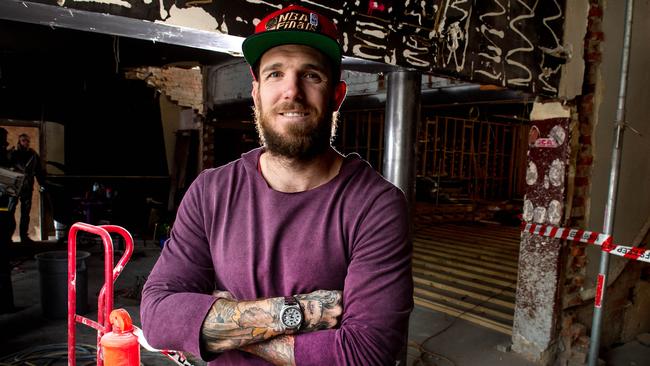 Collingwood star Dane Swan at The Albion. Picture: Jay Town