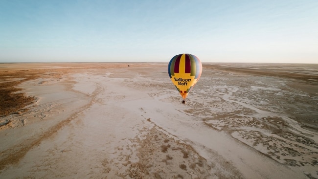Balloon over salt pans: Burketown, QLDThe vast white salt pans in the Gulf of Carpentaria near Burketown make for a surreal landscape, and Yagurli Tours (the world’s first 100 per cent Indigenous-owned hot-air balloon service) provide Gangalidda and Garawa interpretation on the region’s flora and fauna. Albert River and the ocean is also on the route. It’s an intimate flight (maximum eight) and if you like a sleep-in, this is the only place in Australia where afternoon/evening flights are on the cards as well as sunrise. The season runs June to August.yagurlitours.com.au