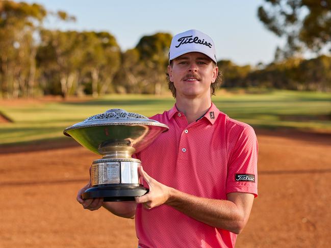 Jack Buchanan wins the 2024 WA PGA Championship at Kalgoorlie. Photo: Alex Verhagen