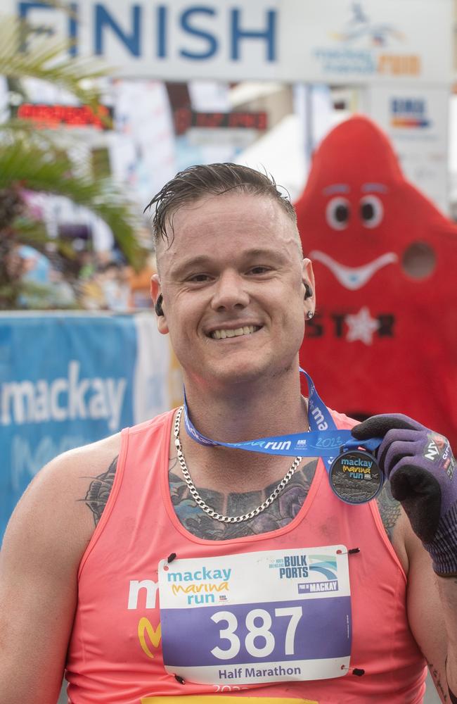 Damon Jaenke at Mackay Marina Run Sunday 4 June 2023 Picture: Michaela Harlow