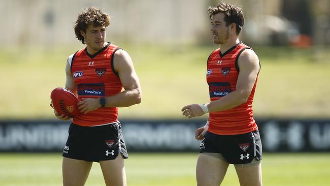 Andrew McGrath and Zach Merrett have both been elevated to the leadership group. Picture: Daniel Pockett/Getty Images