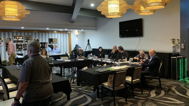 The NSW upper house held a flood inquiry in Murwillumbah on June 1, 2022.