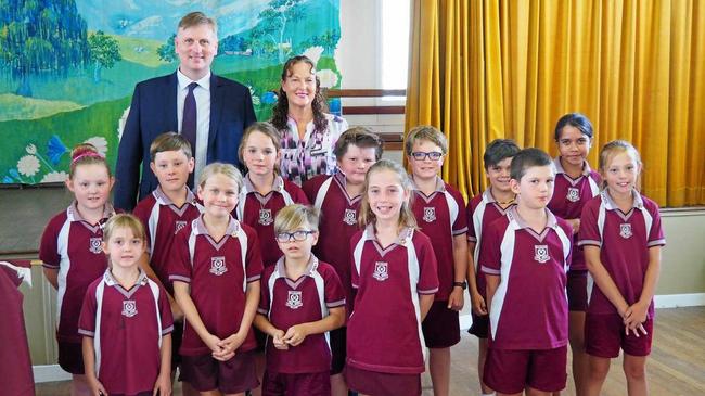 New students at Wallangarra State School. Picture: Contributed