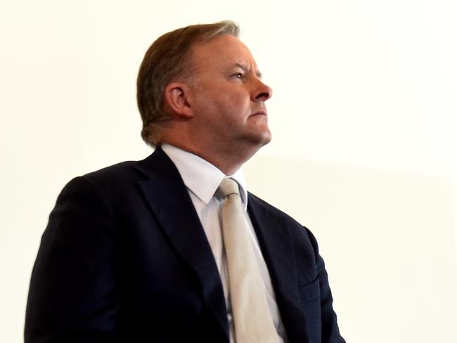 Shadow Minister for Infrastructure Anthony Albanese at the book launch of the biography "Albanese-Telling It Straight" at Parliament House in Canberra, Thursday, Sept. 1, 2016. (AAP Image/Mick Tsikas) NO ARCHIVING