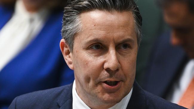 Health Minister Mark Butler has defended reducing the number of Medicare-rebatable psychology sessions a year. Picture: NCA NewsWire / Martin Ollman