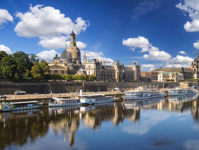 Dresden, Germany, on the River Elbe.