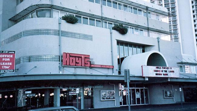 The old Hoyts cinema in Surfers Paradise which operated until April 2000. Picture: Paul O'Connor.