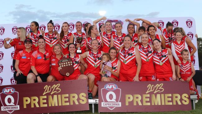 Yeppoon won the AFL Capricornia senior women’s grand final. Picture: Supplied