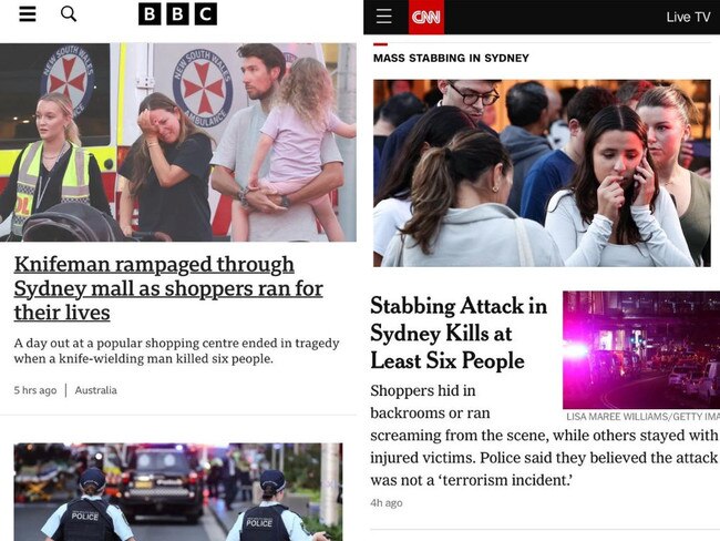 how global news outlets responded to sydney attack