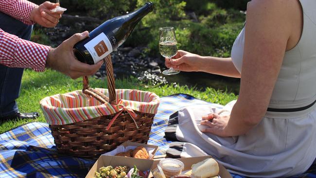 Picnic fare at O'Reilly's Canungra Valley Vineyards