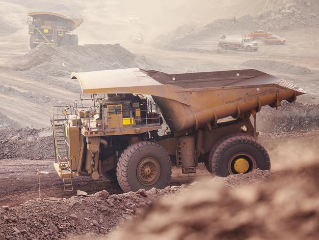 Mining Activity, mining dump truck