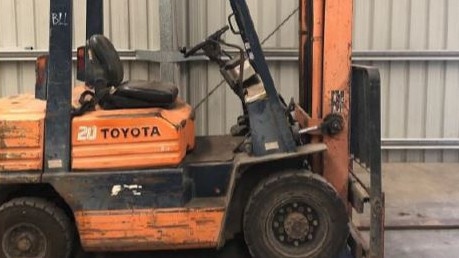 The man was using a forklift (not pictured) at Trans Vent Spiral Tubing despite not having a licence to do so. Picture: Supplied