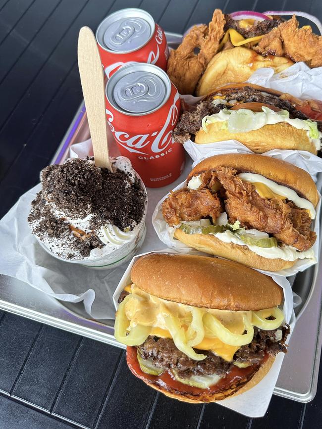 It quickly build a name for itself for humungous smash burgers. Picture: Supplied.