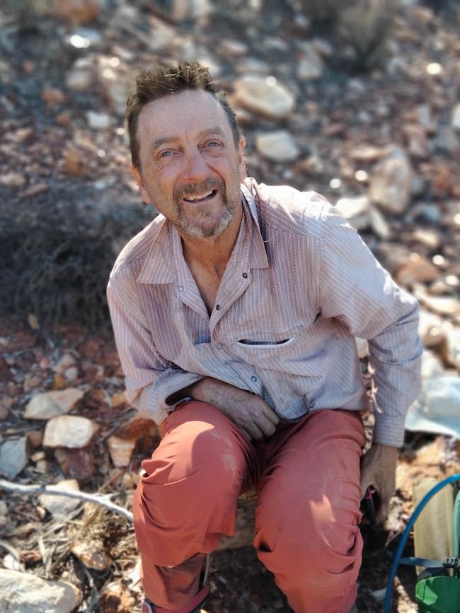 Paul Pritchard on the Larapinta Trail. Picture: Supplied