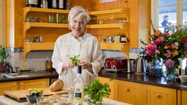 Maggie Beer at her farm outside of Adelaide. Picture: Jack Fenby