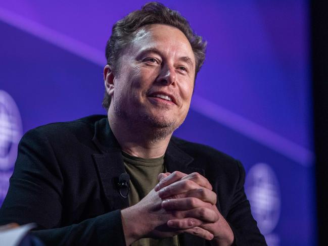 BEVERLY HILLS, CALIFORNIA - MAY 6: Elon Musk, co-founder of Tesla and SpaceX and owner of X Holdings Corp., speaks at the Milken Institute's Global Conference at the Beverly Hilton Hotel,on May 6, 2024 in Beverly Hills, California. The 27th annual global conference explores various topics, from the rise of generative AI to electric vehicle trends and features participants, soccer star David Beckham and actor Ashton Kutcher.   Apu Gomes/Getty Images/AFP (Photo by Apu Gomes / GETTY IMAGES NORTH AMERICA / Getty Images via AFP)