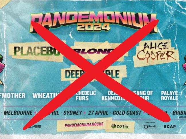 The festival has canned six acts from their lineup. Picture: Supplied