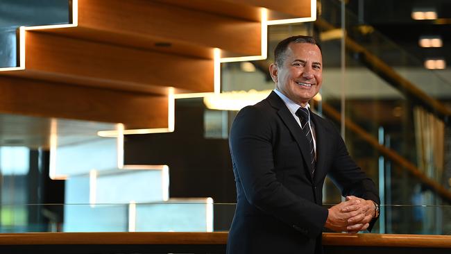 Bank of Queensland CEO George Frazis at their head office in Newstead, Brisbane. Picture: Lyndon Mechielsen