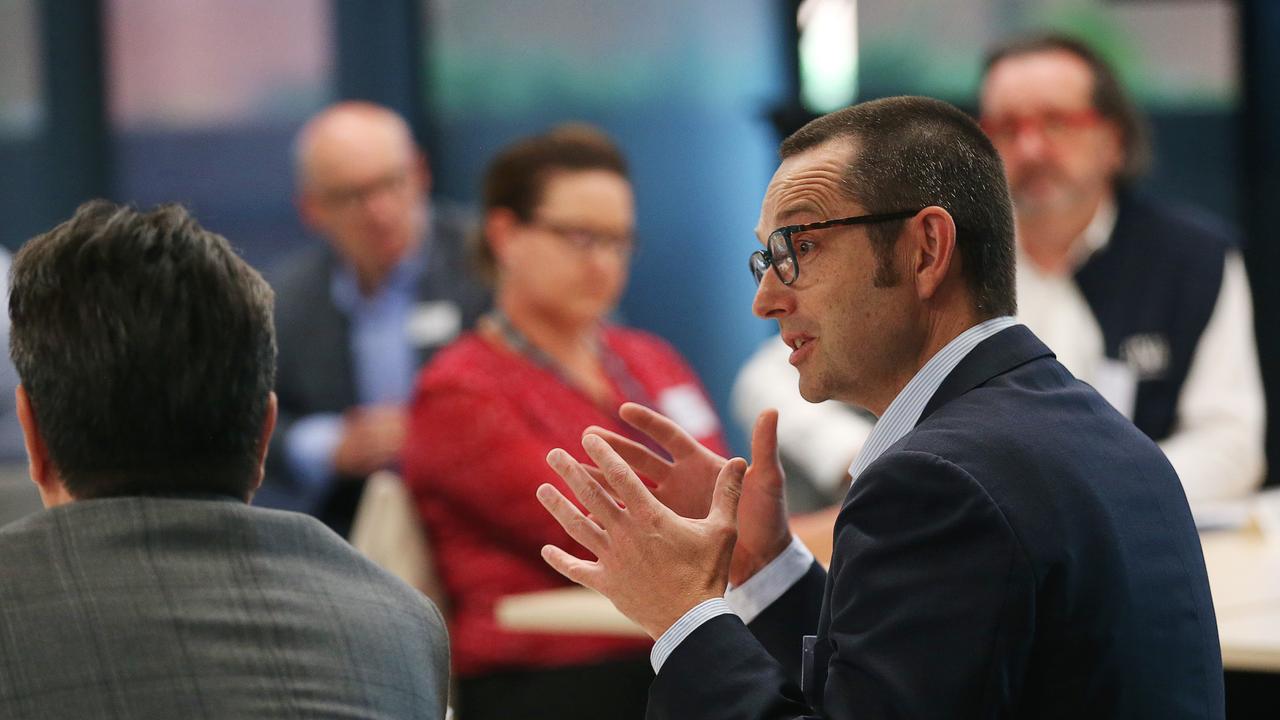 WorkSafe’s executive director of external affairs Sam Jenkin at the Future Geelong event on Wednesday. Picture: Alan Barber.