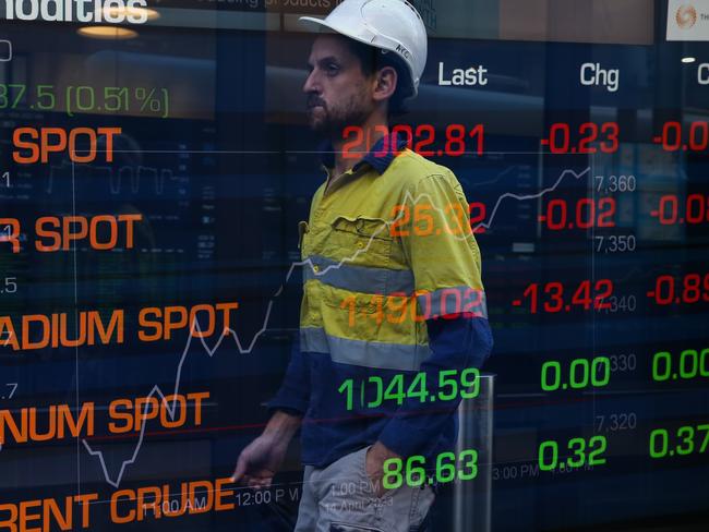 SYDNEY, AUSTRALIA - NewsWire Photos - APRIL 17 2023 -A general view of a person walking past the  Australian Stock Exchange at the ASX in central Sydney. Picture NCA NewsWire / Gaye Gerard