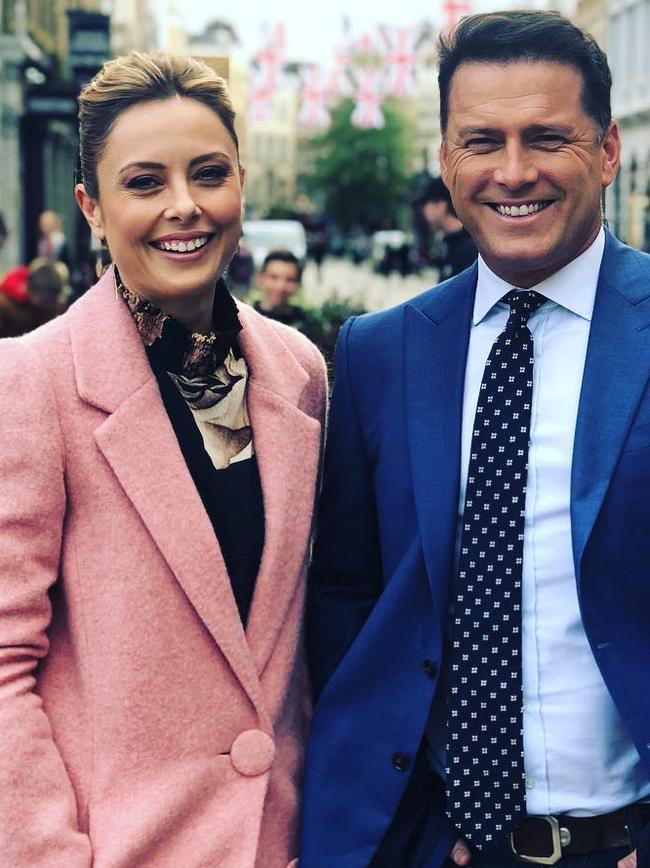 Karl Stefanovic and Allison Langdon. Picture: Instagram