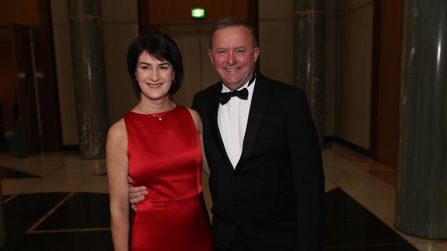 Labor MP Anthony Albanese with his wife Carmel Tebbutt. Picture: Gary Ramage